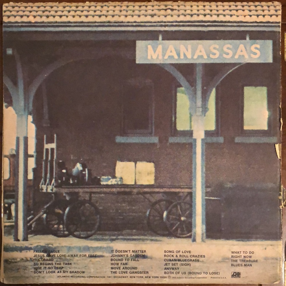 Stephen Stills Manassas Double Vinyl Album Set